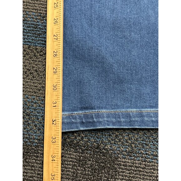 Risen Los Angeles Jean Overalls Womens Small Blue Denim Distressed Wide Leg NWT - Picture 7 of 8